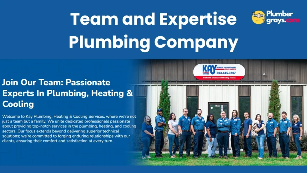 Team and Expertise Plumbing Company bio