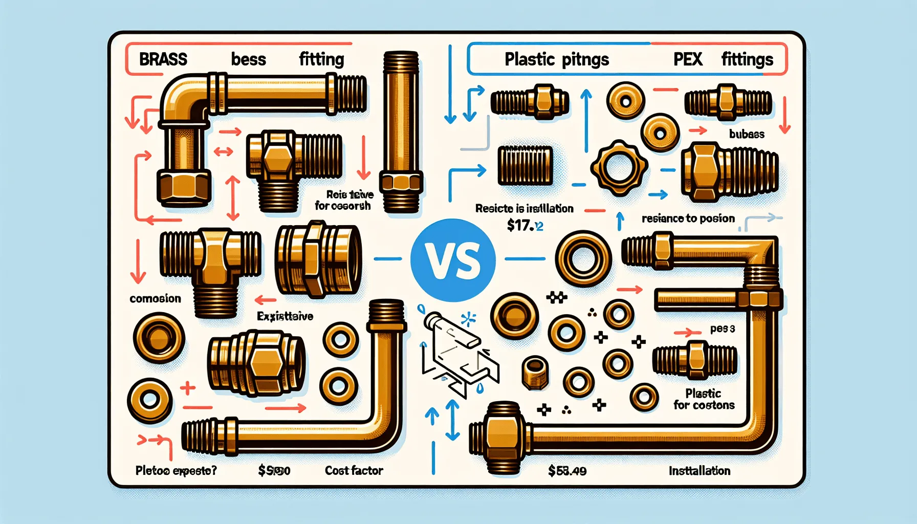 Brass vs Plastic PEX Fittings Pros, Cons & Key ComparisonsBrass vs Plastic PEX Fittings Pros, Cons & Key Comparisons